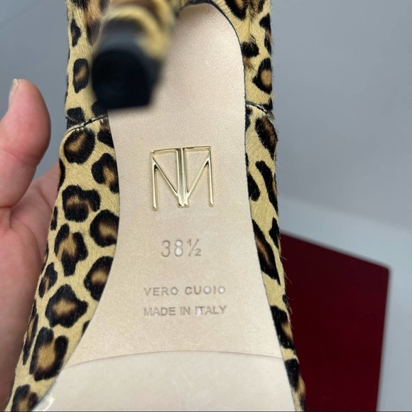 NWT Tamara Mellon League 105 Leopard Haircalf Booties SIZE 38.5 - Picture 11 of 12